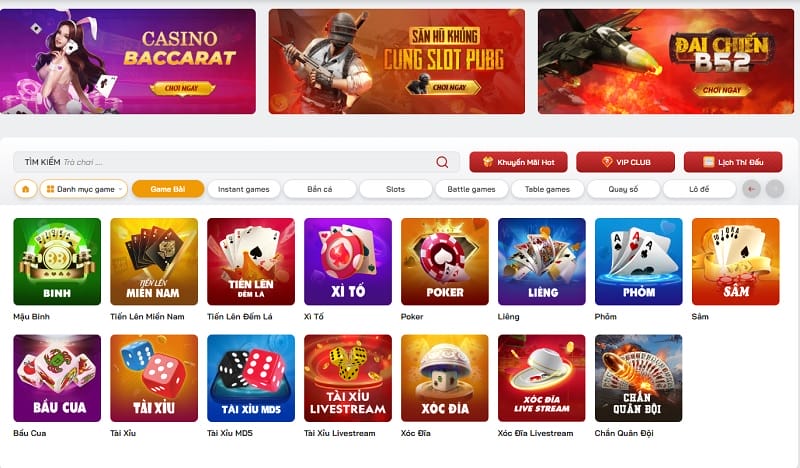 App Red88 sở hữu nhiều thể loại game bài siêu hot